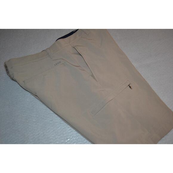 21407 Chaps Ralph Lauren Cargo Golf Shorts Size 30 Mens Tan Polyester - Picture 1 of 7